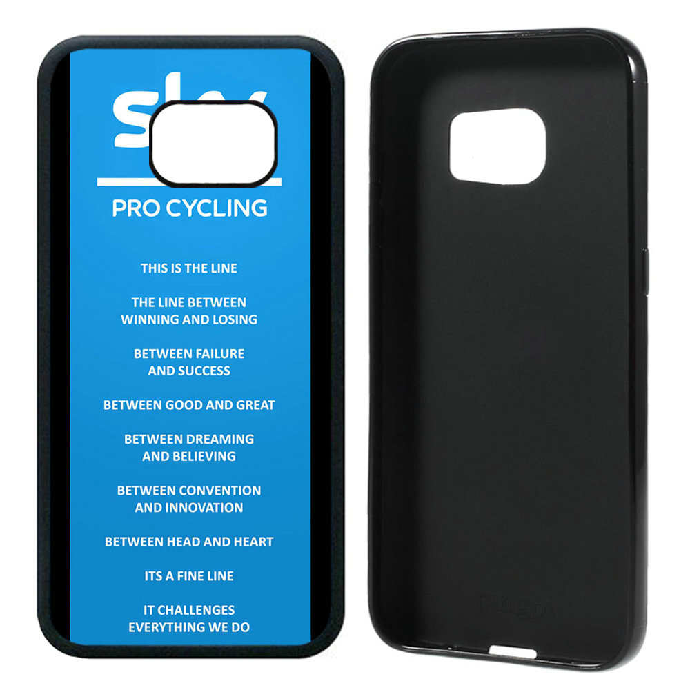 SKY Pro Cycling Track British Team Tour DE Quote Vibe Case for Samsung Galaxy S7